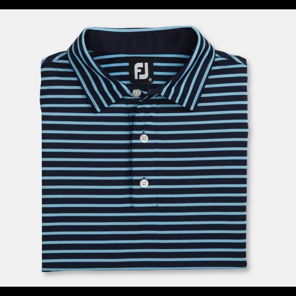 ✨Host Pick✨ NWT - FootJoy (FJ) Lisle 2-Color Stripe Self Collar - Picture 1 of 9